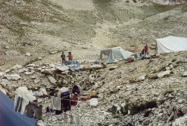 Bzyb 89 - Przełęczy Dzipa, baza fot A. Antkiewicz-Hancbach