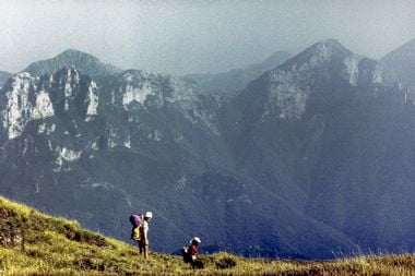Corchia - Fighiera 79 - Na SE ramieniu Mt. Corchia fot K. Hancbach